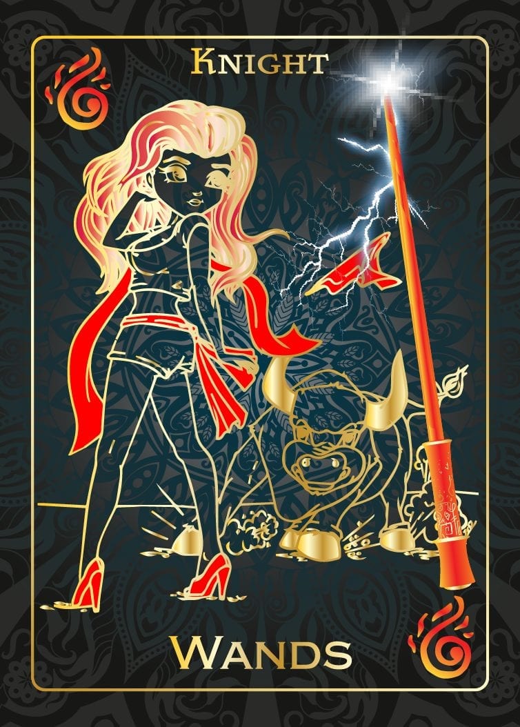 Knight Of Wands Alainn Tarot Knight Of Wands Alainn Tarot